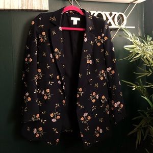Floral blazer